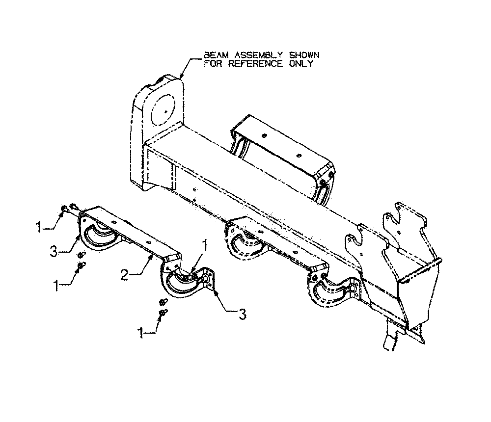 Log tray assembly Diagram and Parts List for CMXGLAM1143200  Craftsman Log Splitter