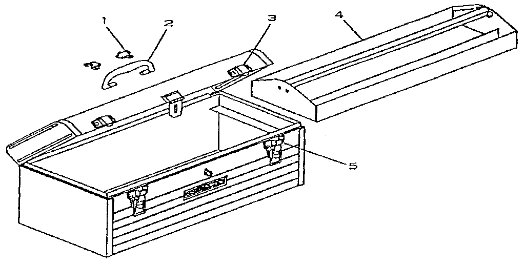 Unit Parts Diagram and Parts List for 6514  Craftsman Tool Stand & Cart