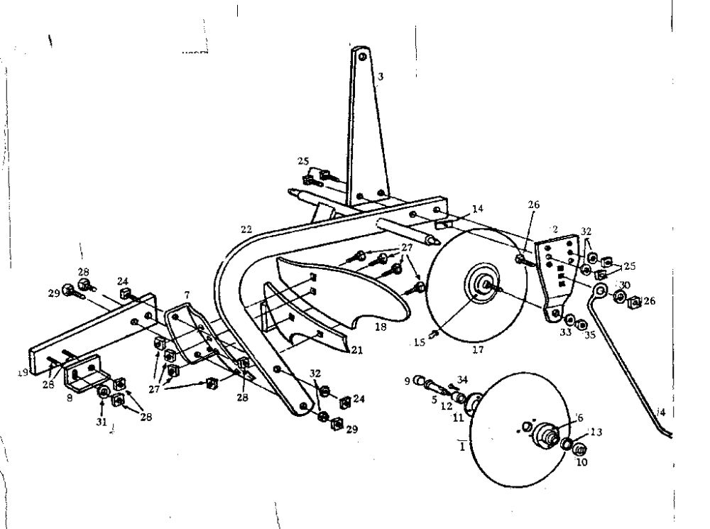 Replacement Parts Diagram and Parts List for 91760610  Craftsman Lawn Mower