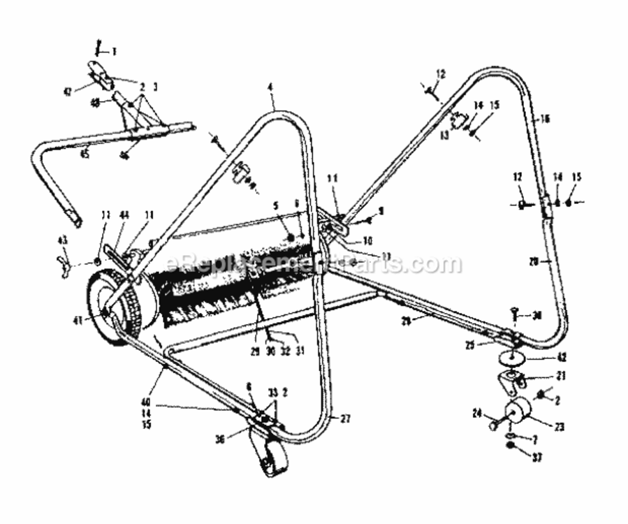 Page B Diagram and Parts List for 426260912  Craftsman Leaf Blower / Vacuum