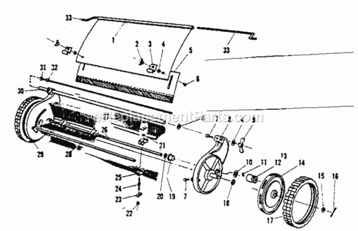 Page A Diagram and Parts List for 42626091  Craftsman Leaf Blower / Vacuum