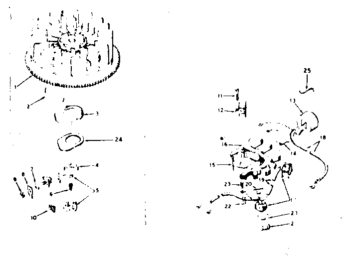 Alternator Magneto Diagram and Parts List for 143606042  Craftsman Engine