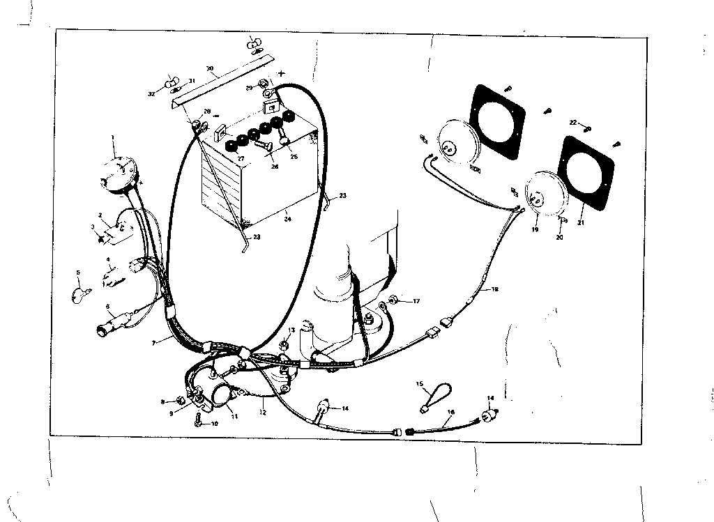 Wiring Diagram and Parts List for 53696362  Craftsman Lawn Mower