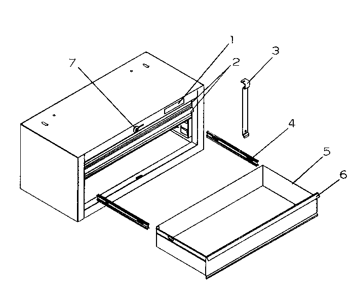 Tool Chest Diagram and Parts List for 706592900  Craftsman Tool Stand & Cart