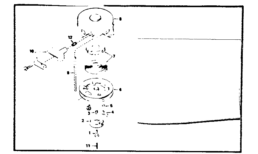 Rewind Starter Diagram and Parts List for 143364172  Craftsman Engine