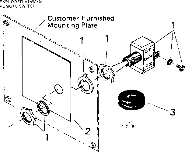 Remote Switch Diagram and Parts List for 580321891  Craftsman Engine