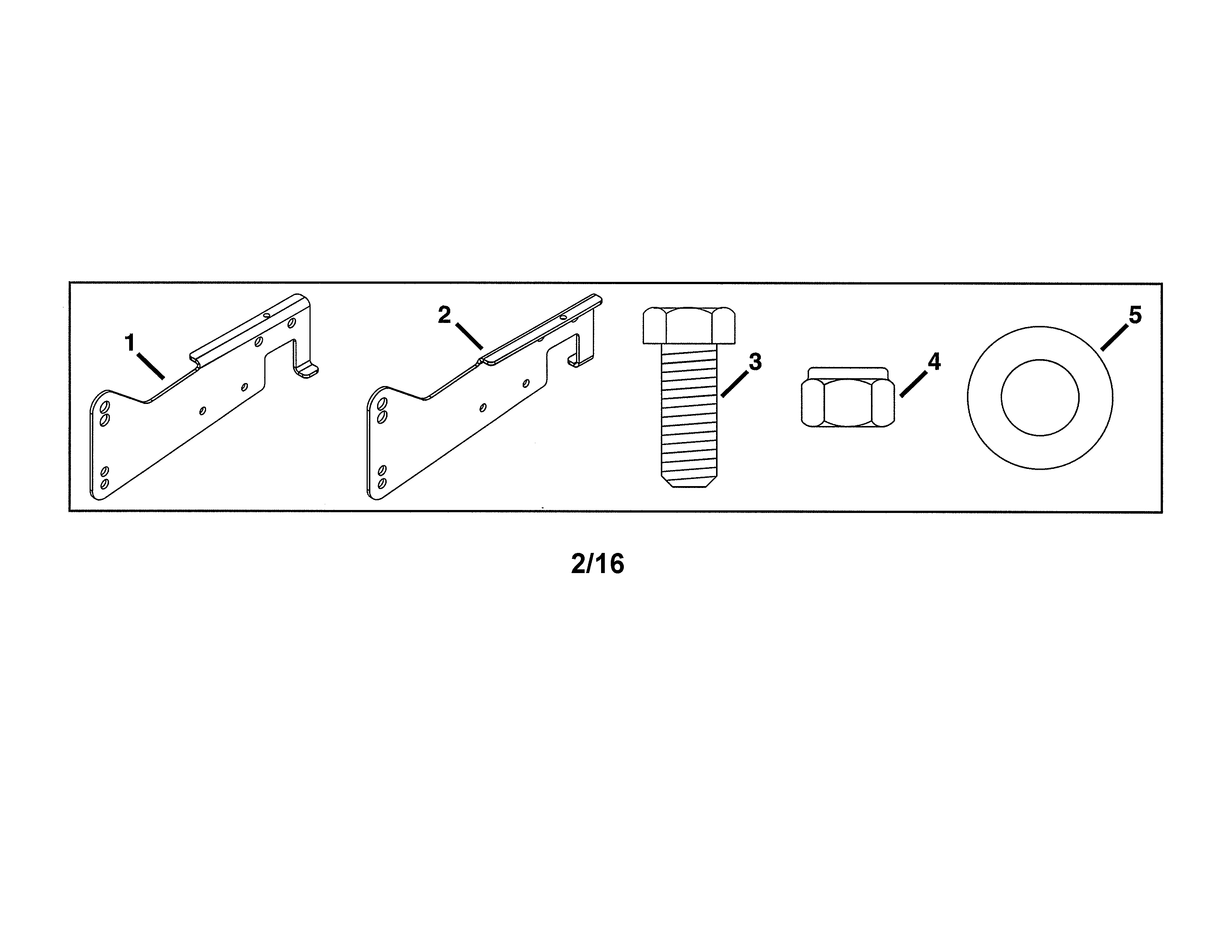 Scoop Kit Diagram and Parts List for 48624947  Craftsman Lawn Tractor