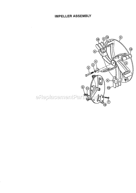 Page C Diagram and Parts List for 48624515  Craftsman Chipper Shredder