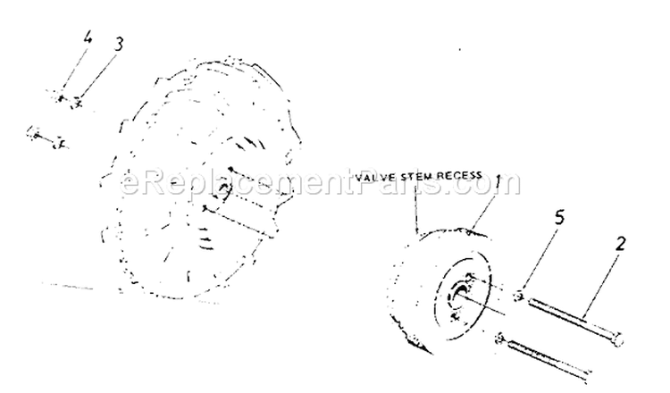 Wheel Weights Parts Diagram and Parts List for 486290560  Craftsman Snow Blower