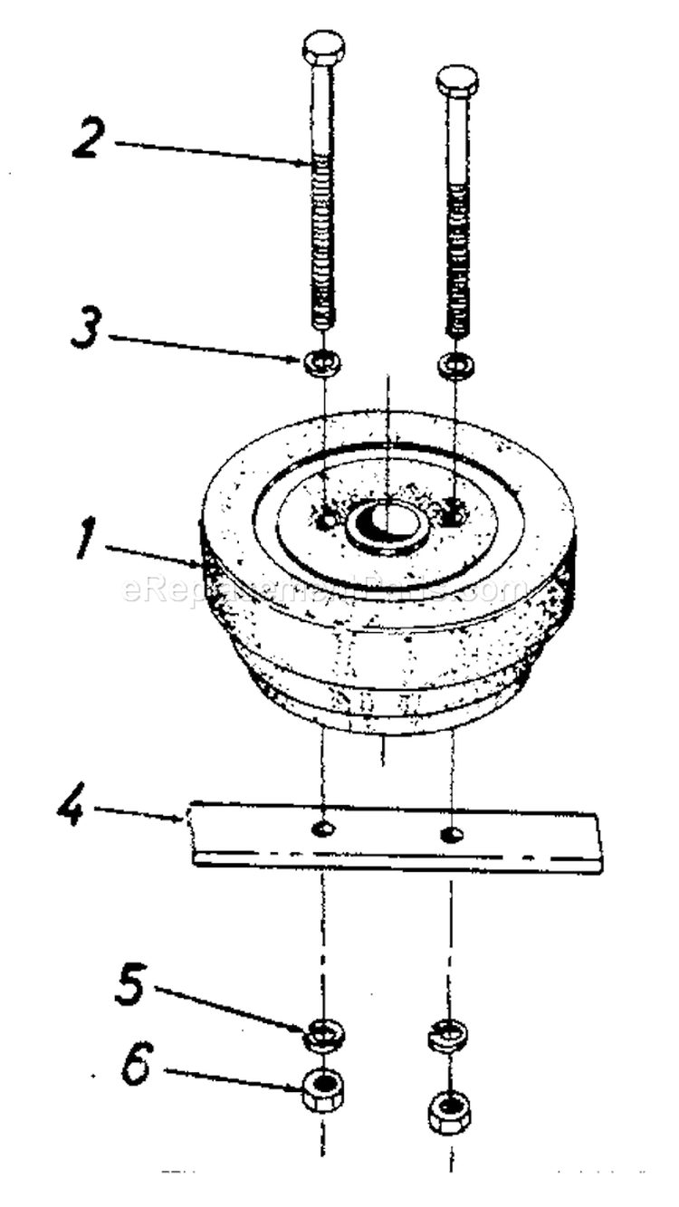Front Weight Diagram and Parts List for 486290920  Craftsman Snow Blower