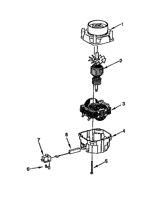 Field Assembly Diagram and Parts List for 113177441  Craftsman Utility Vacuum