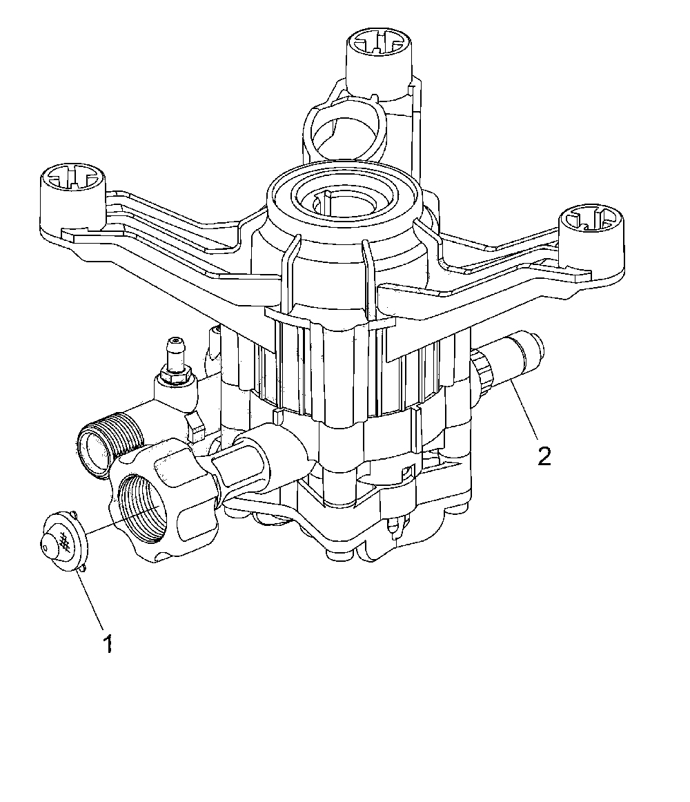 Pump Diagram and Parts List for CMXGWAS021025  Craftsman Pressure Washer
