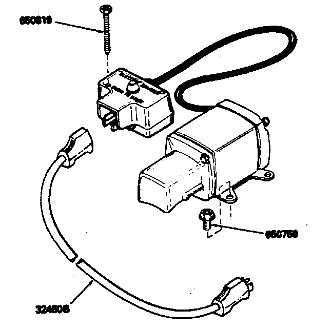 120 Volt Electric Starter Kit No. 143.88933 Diagram and Parts List for 143794072  Craftsman Engine