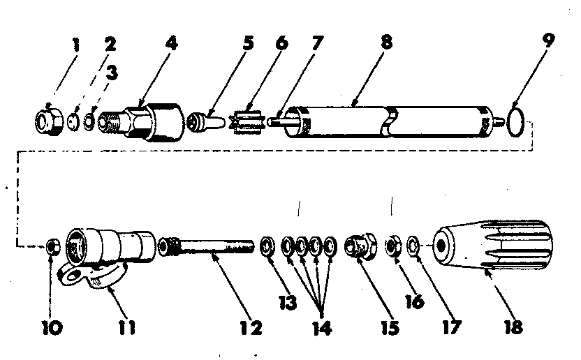 Sears Broadcast Sprayer Diagram and Parts List for 471462550  Craftsman Pressure Washer
