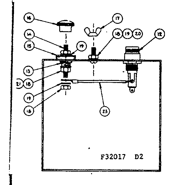 Connection And Outlet Box Cover Assembly Diagram and Parts List for 580320174  Craftsman Engine