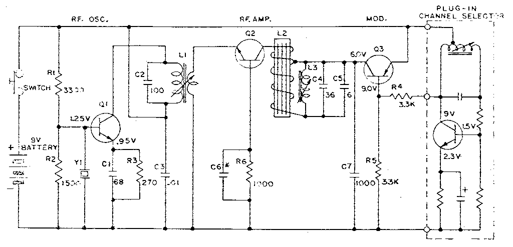 Transmitter No. G-381-1 Diagram and Parts List for 139656281  Craftsman Garage Door Opener