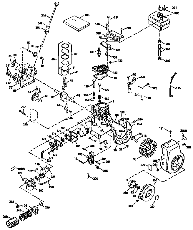 Engine  143.943501(71/143) Diagram and Parts List for 143943501  Craftsman Engine
