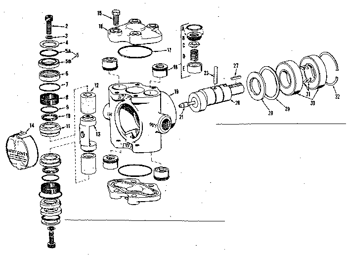 Pump Diagram and Parts List for 471447240  Craftsman Pressure Washer