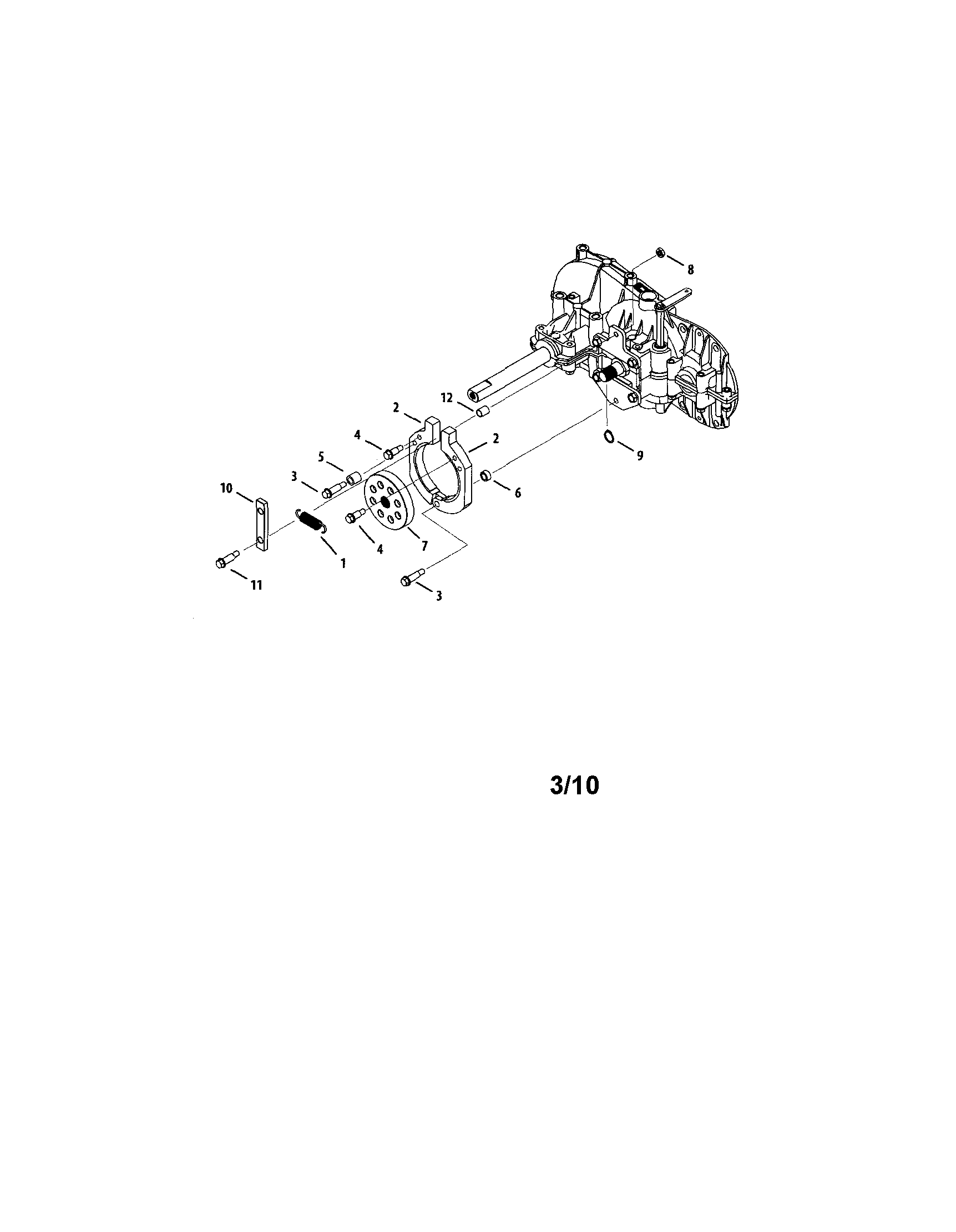Ivt Brakes Diagram and Parts List for 247289330  Craftsman Lawn Tractor