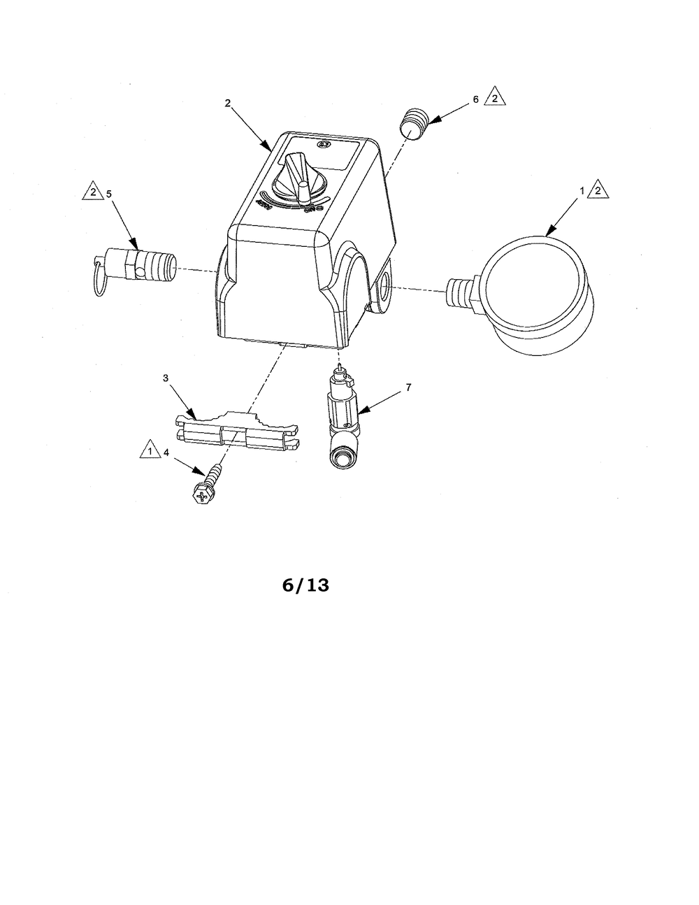Diagram Diagram and Parts List for 92116485 Type 0 Craftsman Compressor