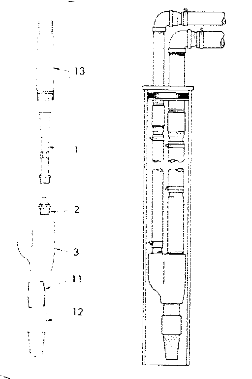 Double Pipe Jets Diagram and Parts List for 39025162  Craftsman Water Pump