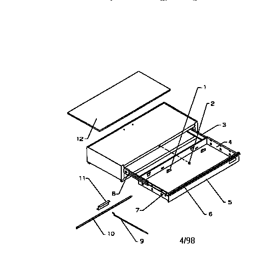 Unit Parts Diagram and Parts List for 706651390  Craftsman Tool Stand & Cart