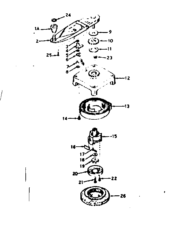 No-pull Starter Diagram and Parts List for 143171322  Craftsman Engine