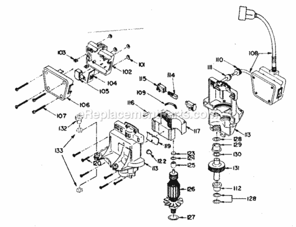 Page A Diagram and Parts List for 500418-4  Craftsman Lawn Mower