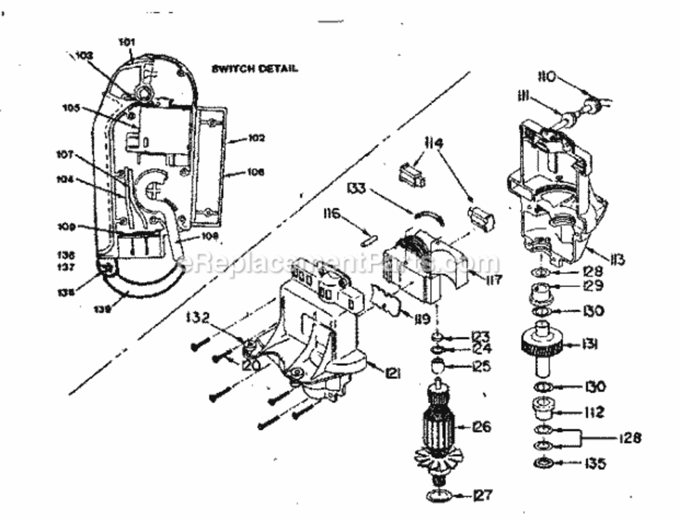 Page A Diagram and Parts List for 501971-1  Craftsman Lawn Mower