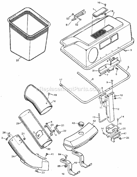 Page A Diagram and Parts List for 502249271  Craftsman Lawn Tractor Accessories