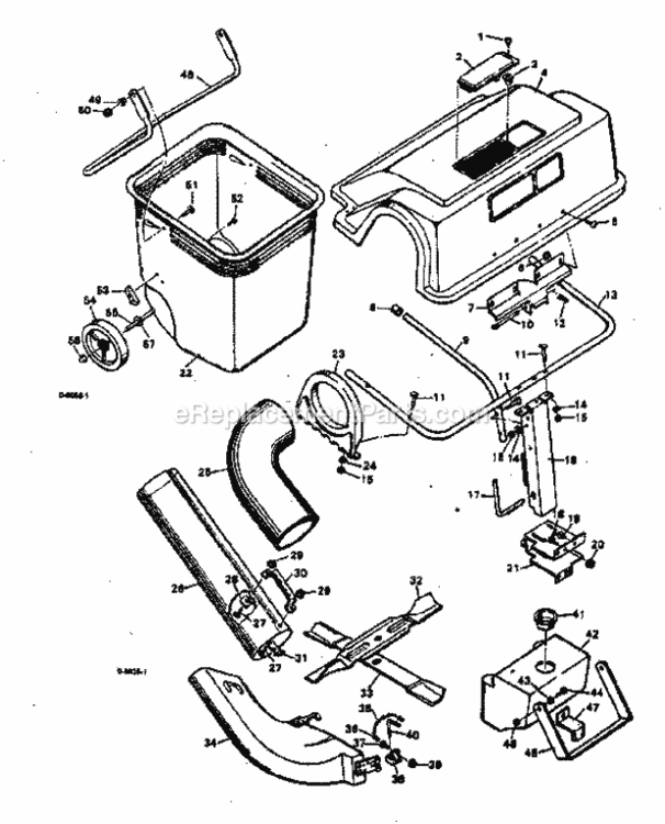 Page A Diagram and Parts List for 502249312  Craftsman Lawn Tractor Accessories
