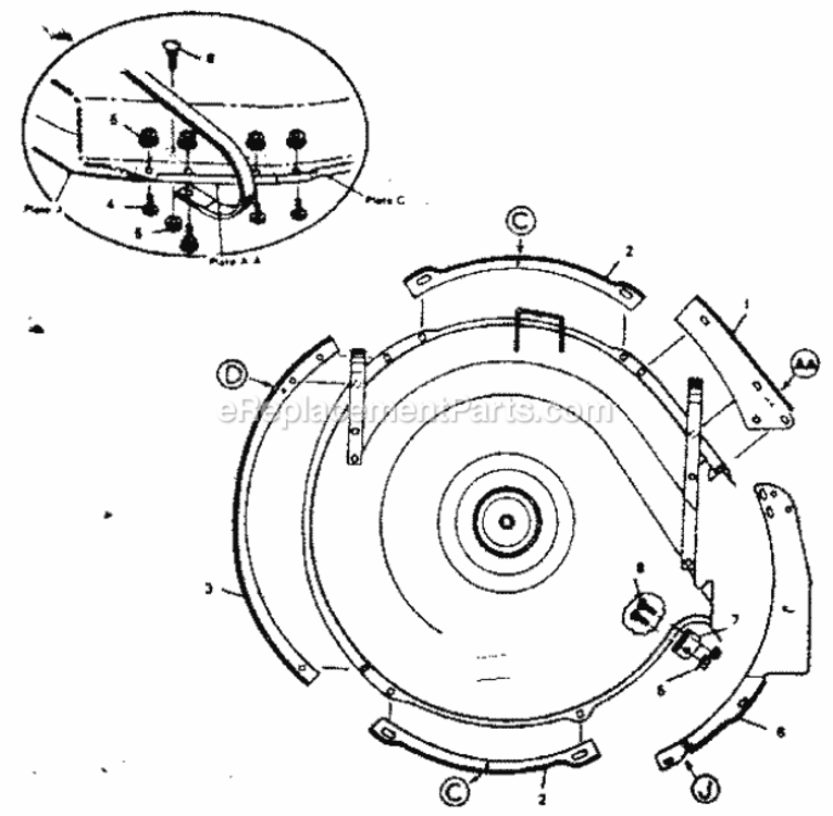 Page B Diagram and Parts List for 502249371  Craftsman Lawn Tractor Accessories
