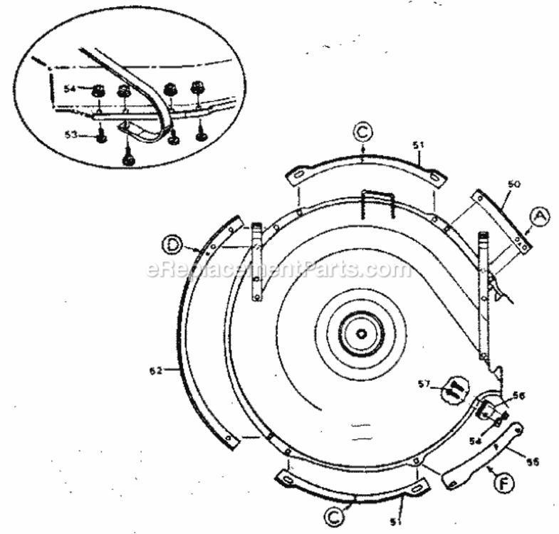Page B Diagram and Parts List for 502249441  Craftsman Lawn Tractor Accessories