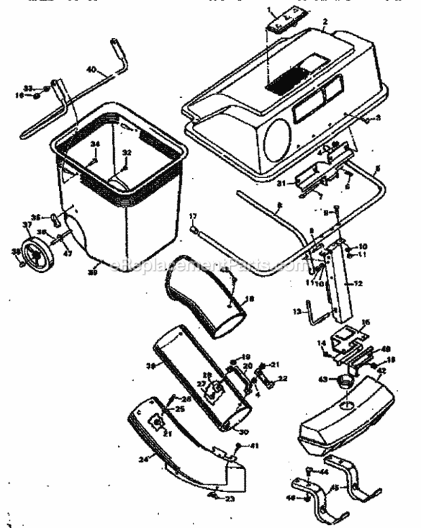 Page A Diagram and Parts List for 502249570  Craftsman Lawn Tractor Accessories