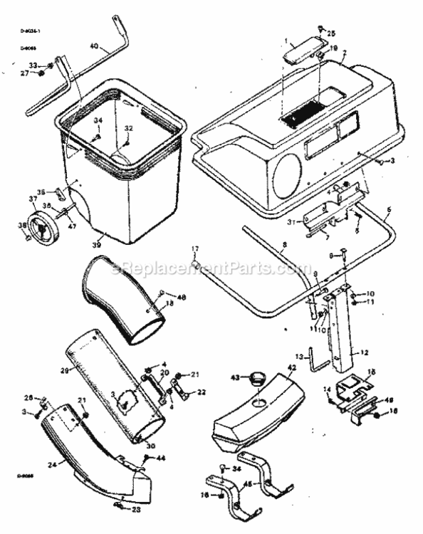 Page A Diagram and Parts List for 502249571  Craftsman Lawn Tractor Accessories