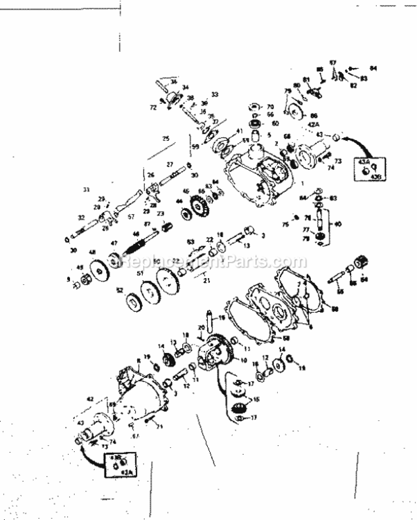 Page F Diagram and Parts List for 502250894  Craftsman Lawn Tractor