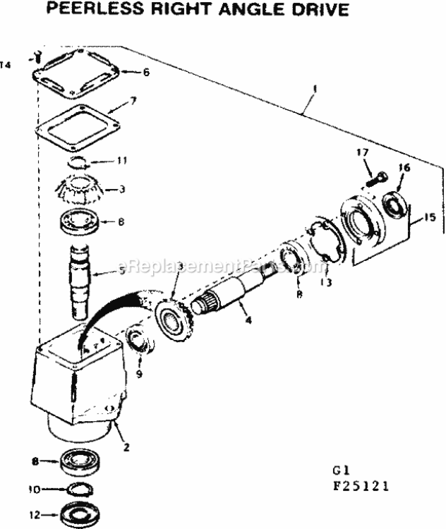 Page G Diagram and Parts List for 50225131  Craftsman Lawn Tractor