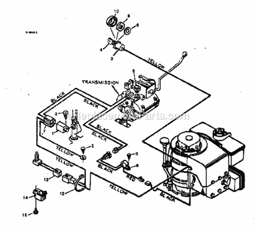 Page A Diagram and Parts List for 502254121  Craftsman Lawn Tractor