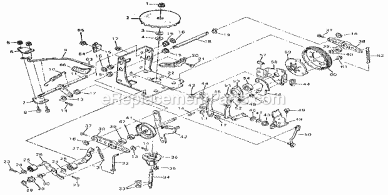 Page G Diagram and Parts List for 502254141  Craftsman Lawn Tractor