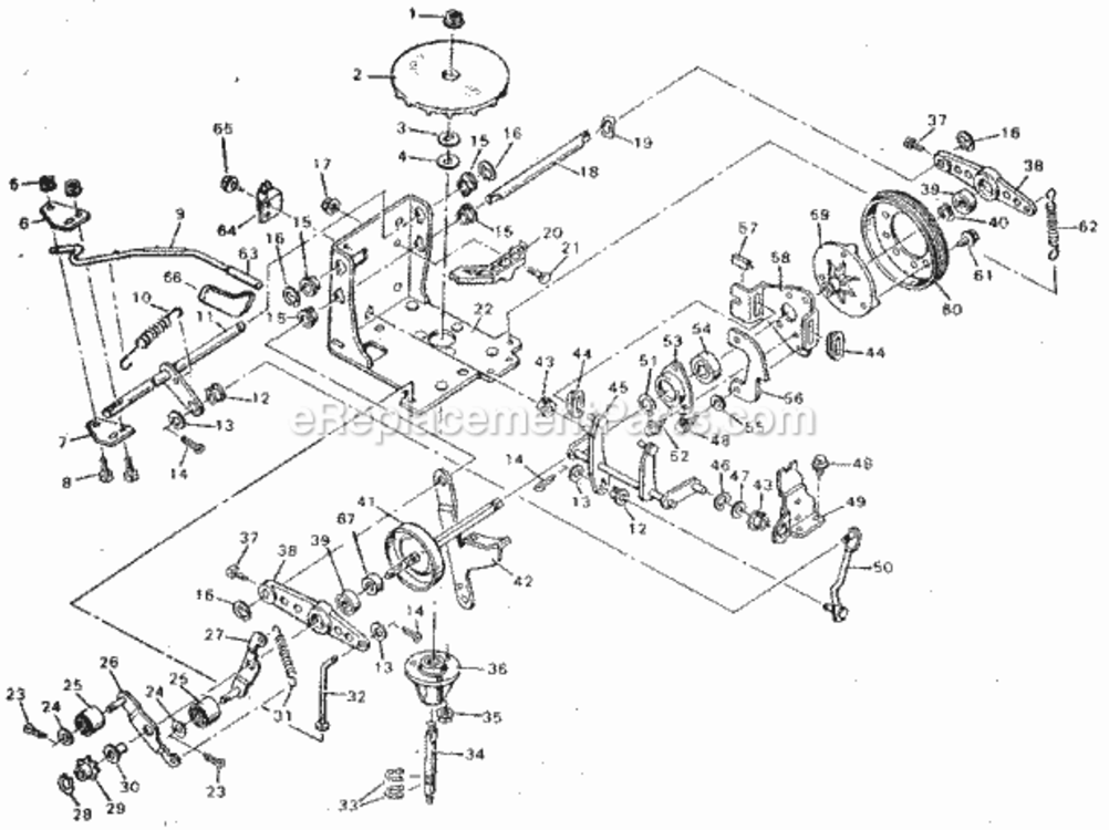 Page G Diagram and Parts List for 502254153  Craftsman Lawn Tractor