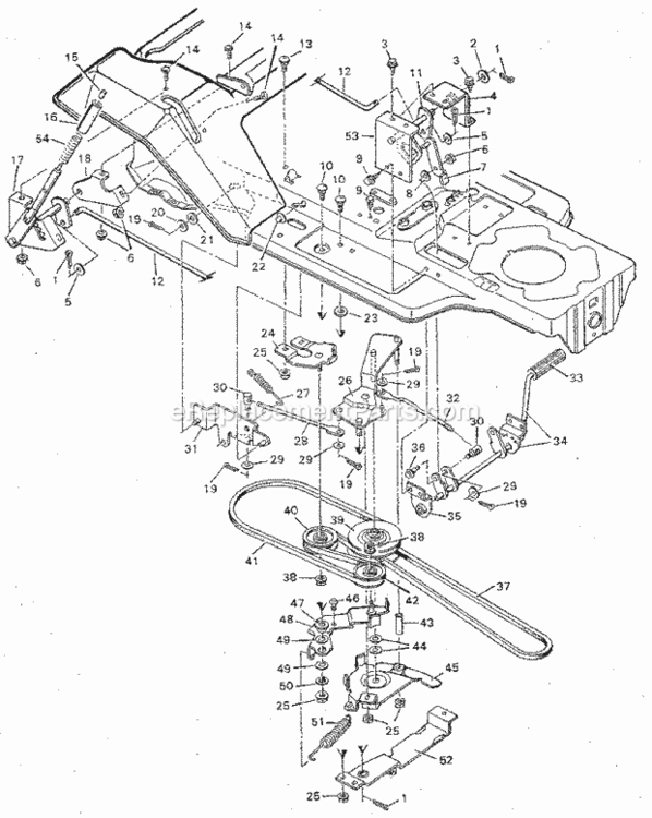 Page D Diagram and Parts List for 502254690  Craftsman Lawn Tractor