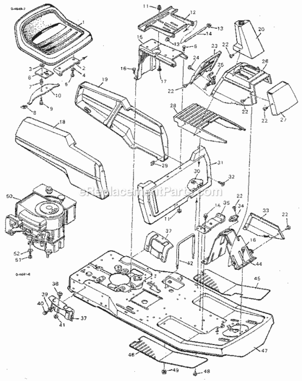 Page A Diagram and Parts List for 502255092  Craftsman Lawn Tractor