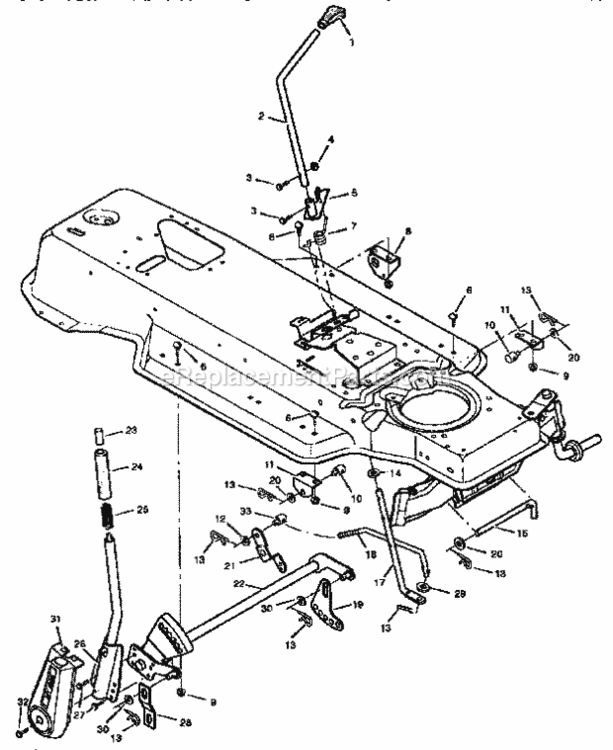 Page E Diagram and Parts List for 502255120  Craftsman Lawn Tractor