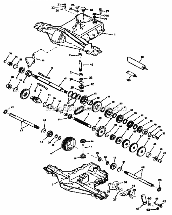 Page H Diagram and Parts List for 502255121  Craftsman Lawn Tractor