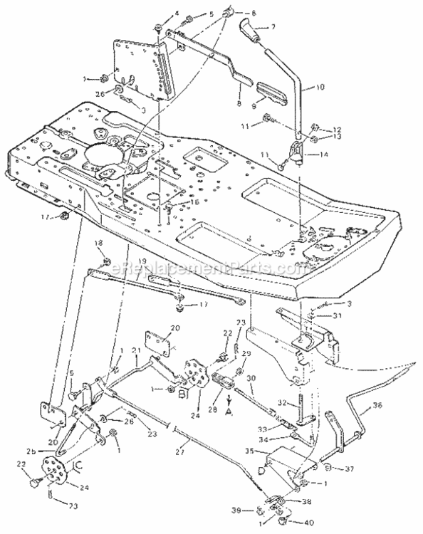 Page D Diagram and Parts List for 502255170  Craftsman Lawn Tractor