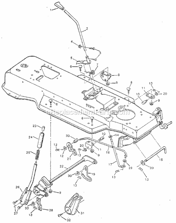 Page D Diagram and Parts List for 502255192  Craftsman Lawn Tractor