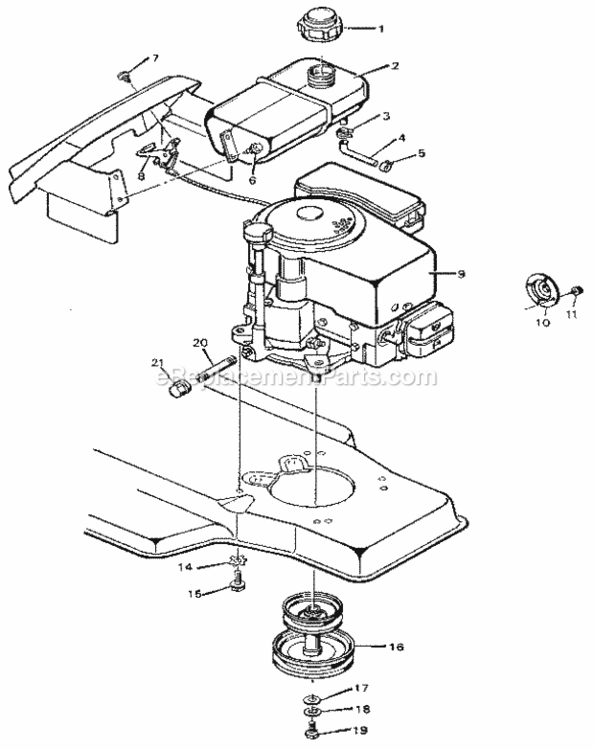 Page G Diagram and Parts List for 502255532  Craftsman Lawn Tractor