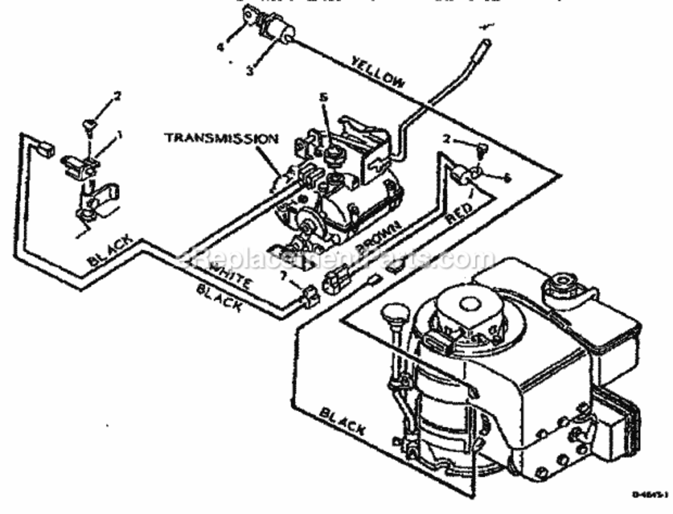 Page F Diagram and Parts List for 502255623  Craftsman Lawn Tractor