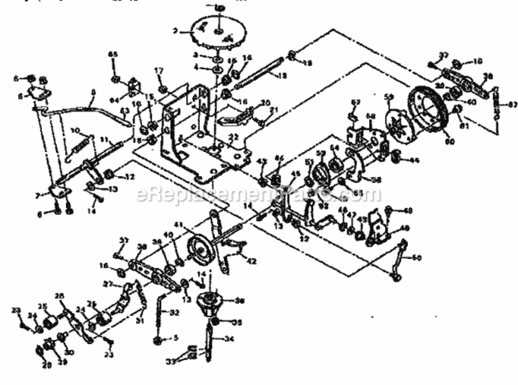 Page F Diagram and Parts List for 502255641  Craftsman Lawn Tractor