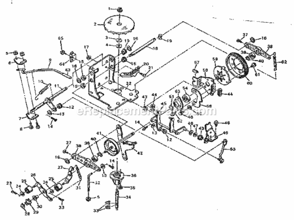 Page F Diagram and Parts List for 502255650  Craftsman Lawn Tractor